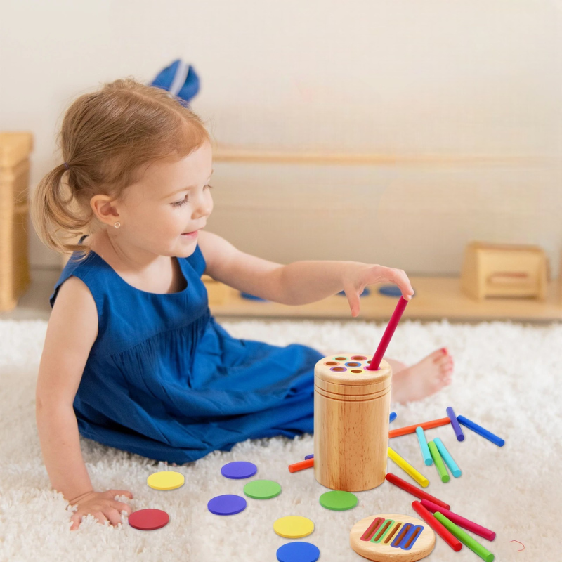 Jouet d'apprentissage en bois (2-5ans)
